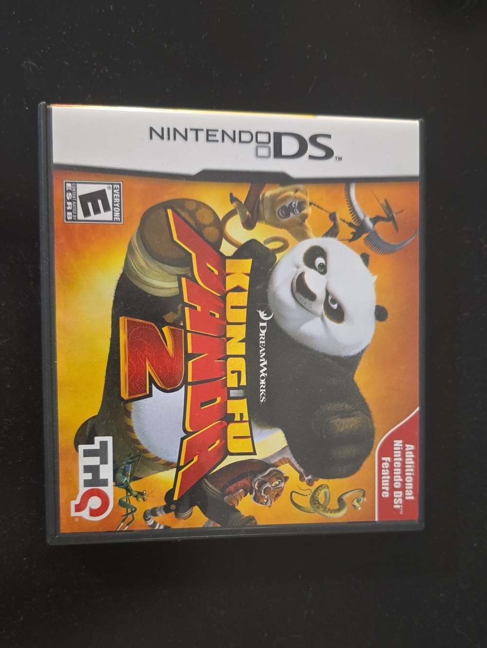 Nintendo DS Kung Fu Panda 2 - Orange & White Artwork